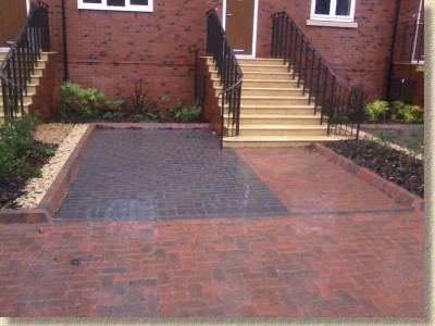 permeable parking bay